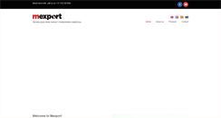 Desktop Screenshot of mexport.nl